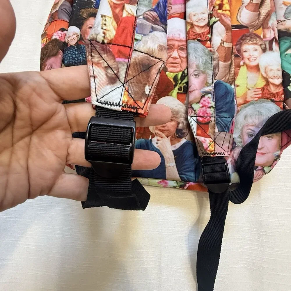 The Golden Girls Golden Expressions Photo Collage Sublimated Laptop Backpack Bag